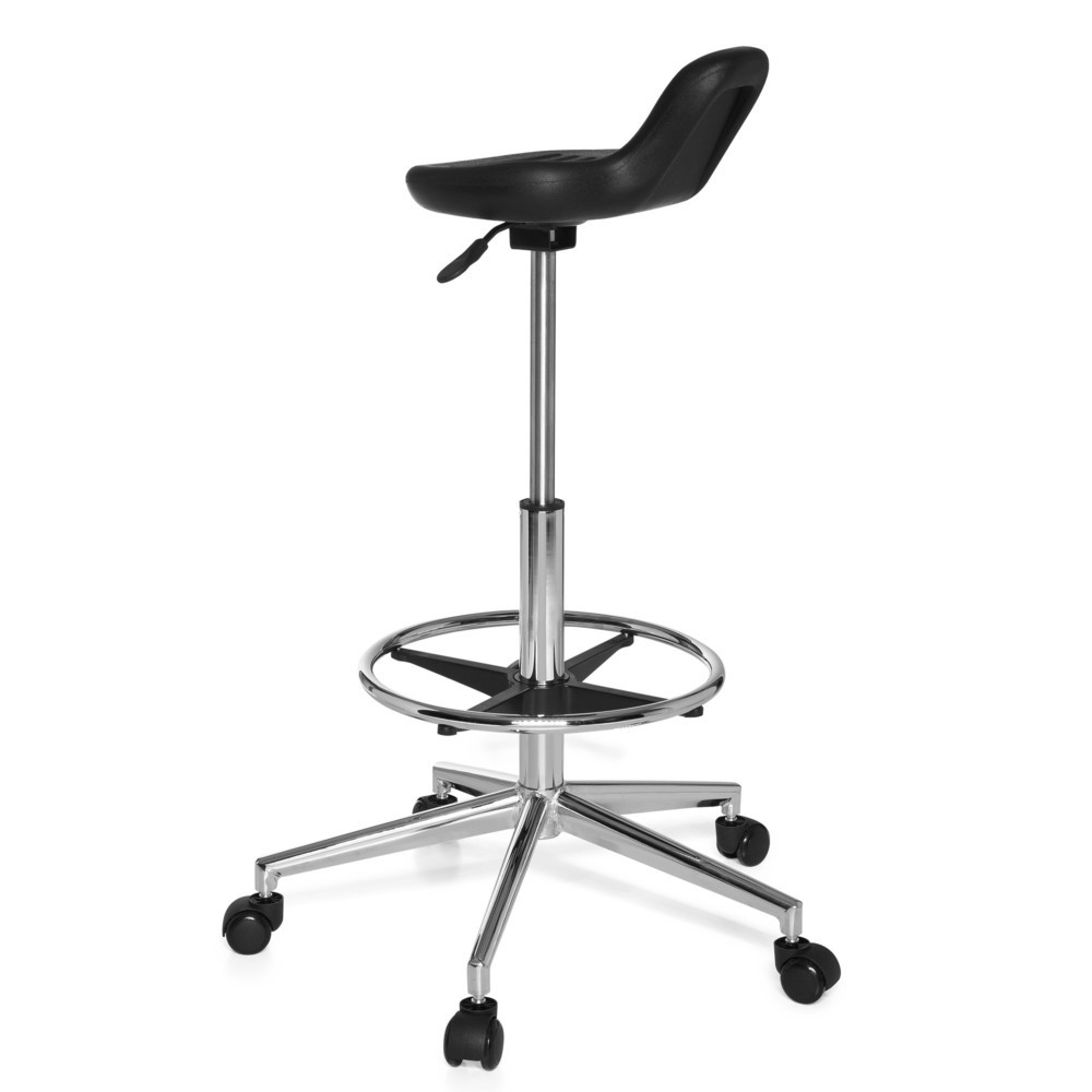 N° de l'image du produit 7 : Siège de travail / siège de bureau hjh OFFICE TOP WORK 3 similicuir, noir