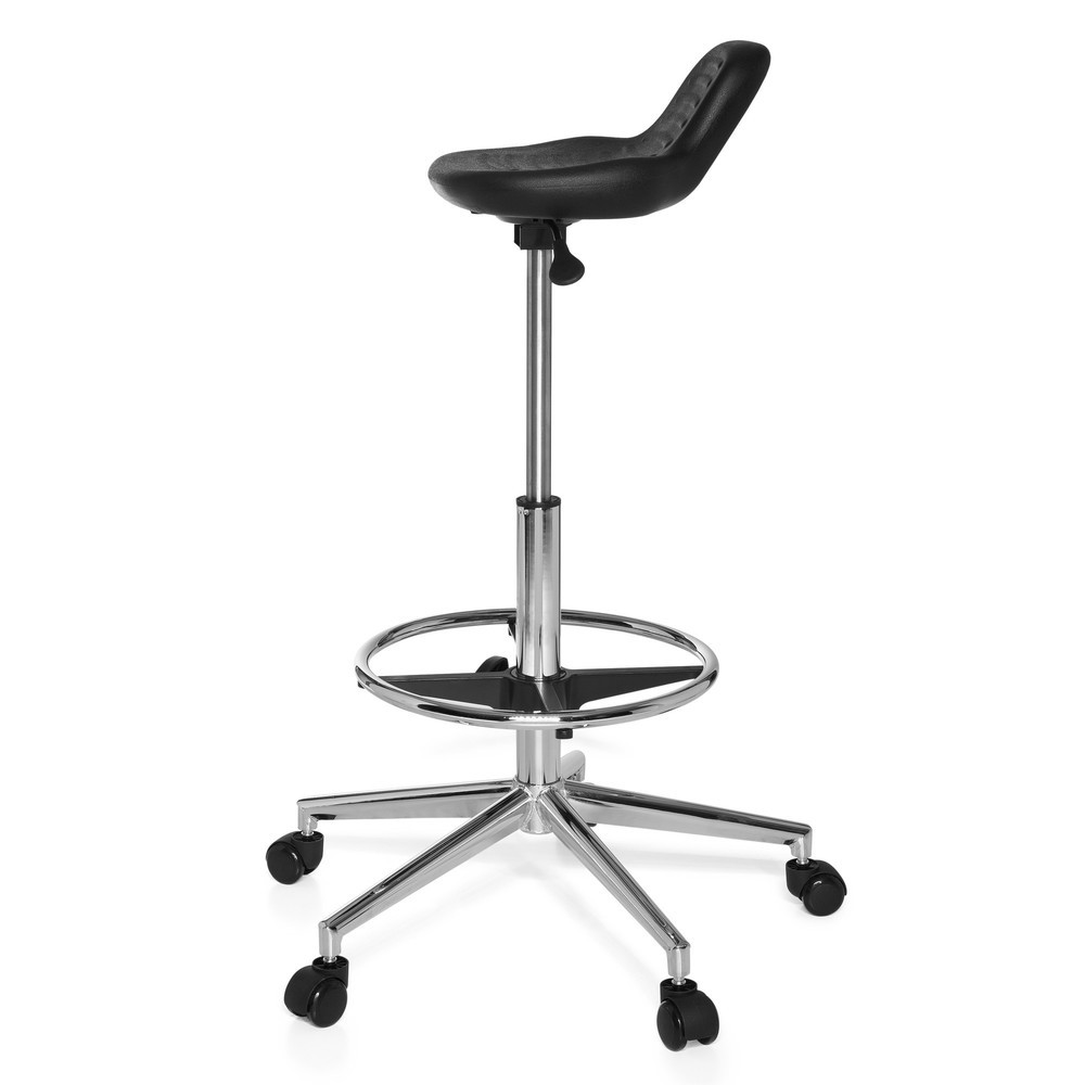 N° de l'image du produit 8 : Siège de travail / siège de bureau hjh OFFICE TOP WORK 3 similicuir, noir