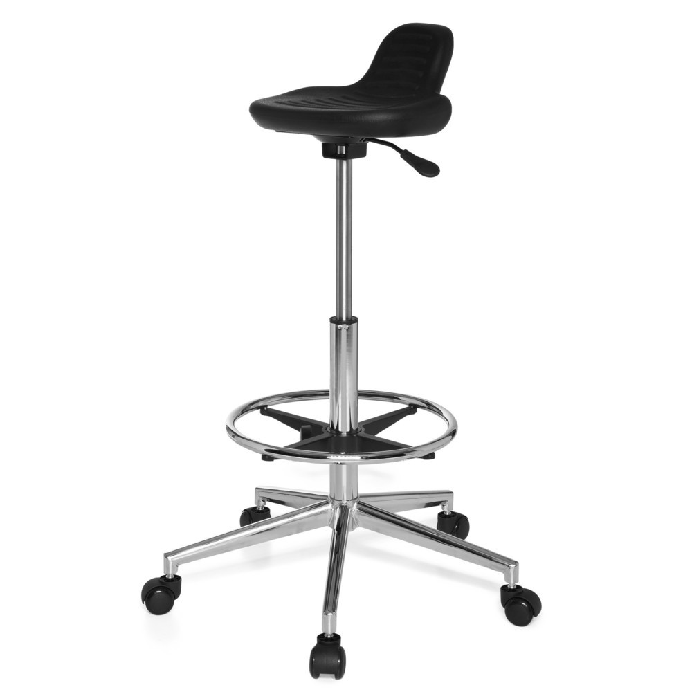 N° de l'image du produit 9 : Siège de travail / siège de bureau hjh OFFICE TOP WORK 3 similicuir, noir