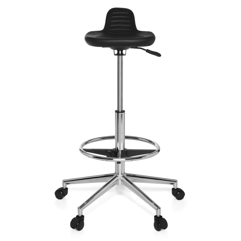 Illustration du produit: Siège de travail / siège de bureau hjh OFFICE TOP WORK 3 similicuir, noir