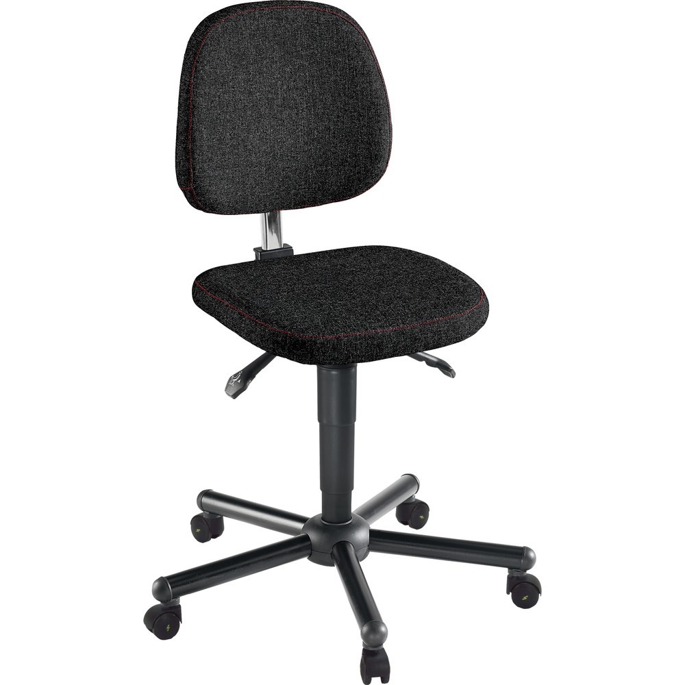 Numéro de l'image du produit 1: Chaise de travail pivotante meychair Workster Komplex XXL ESD, tissu, roulettes