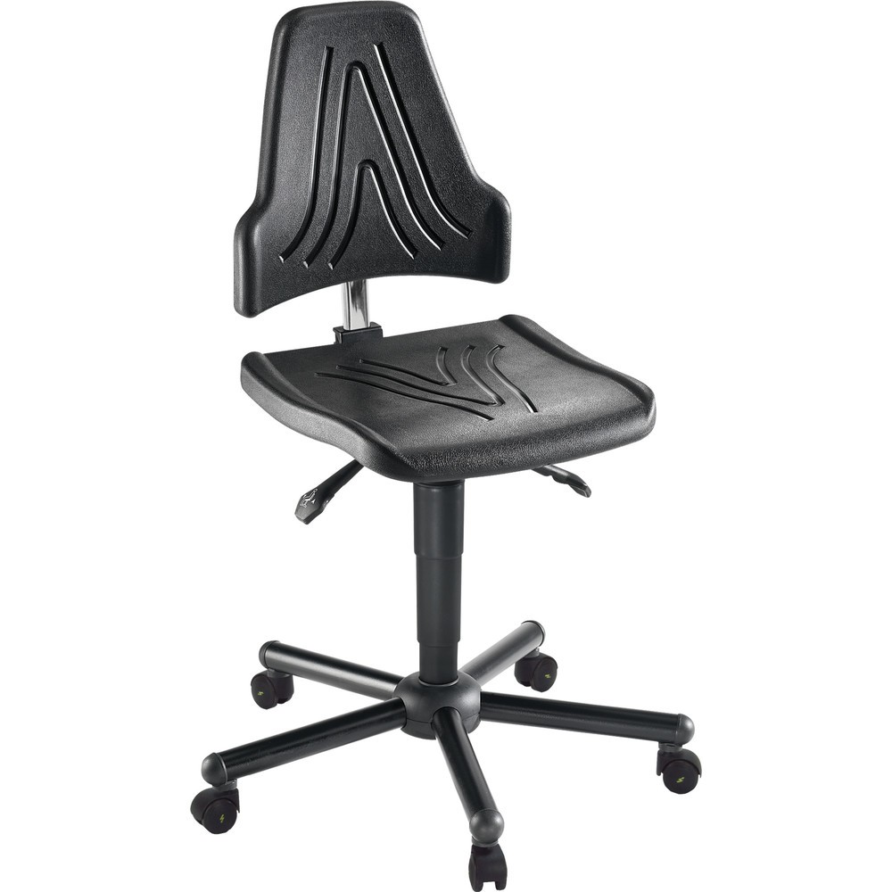 N° de l'image du produit 1 : Chaise de travail pivotante meychair Workster Komplex XXL ESD, mousse PU, roulettes