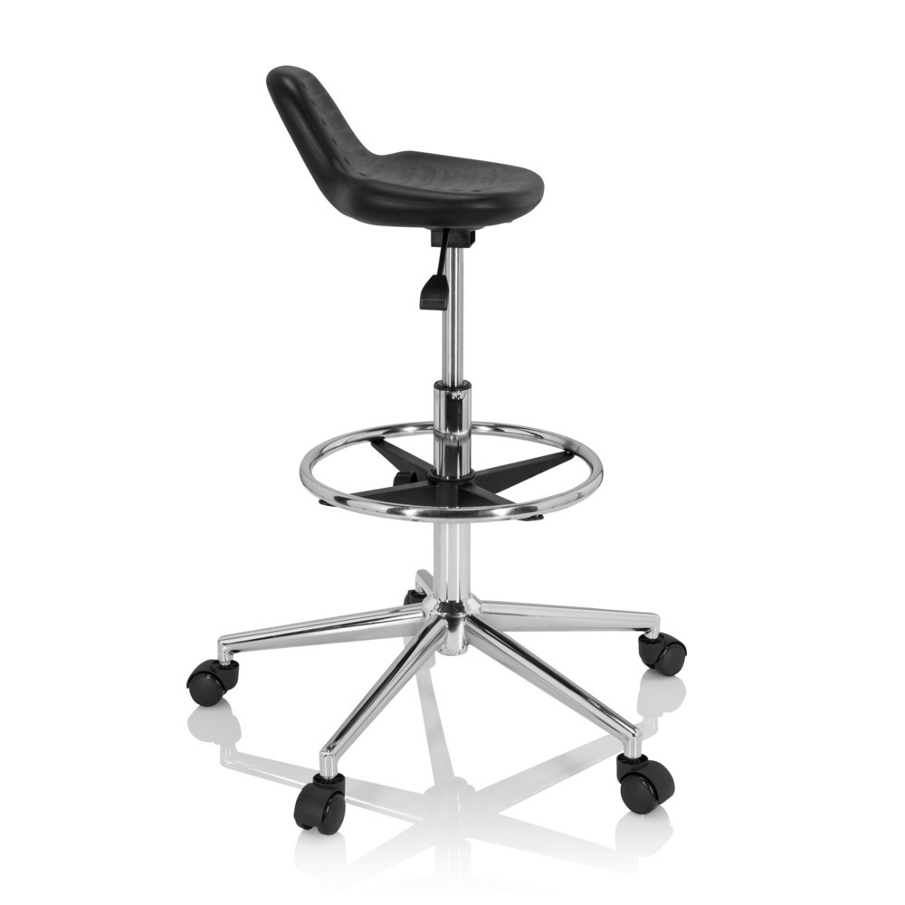 Numéro de l'image du produit 3: Siège de travail / tabouret de travail hjh OFFICE TOP WORK 3 I mousse rigide, noir