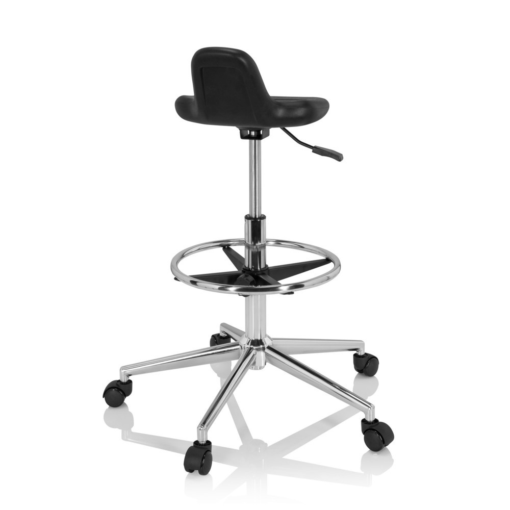 Numéro de l'image du produit 5: Siège de travail / tabouret de travail hjh OFFICE TOP WORK 3 I mousse rigide, noir