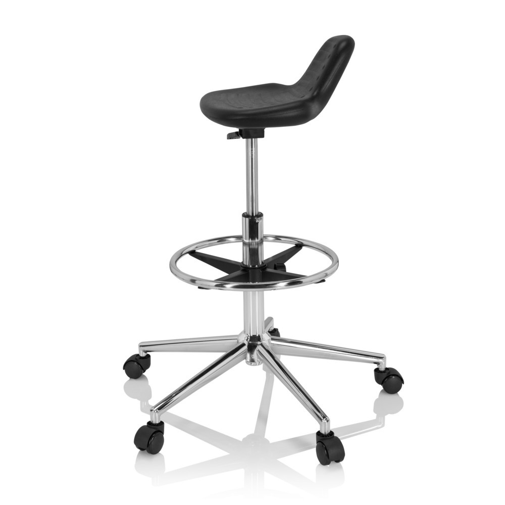Numéro de l'image du produit 8: Siège de travail / tabouret de travail hjh OFFICE TOP WORK 3 I mousse rigide, noir