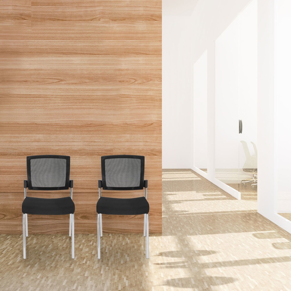 Numéro de l'image du produit 3: Chaise-visiteur / chaise de conférence hjh OFFICE K9 V, noir