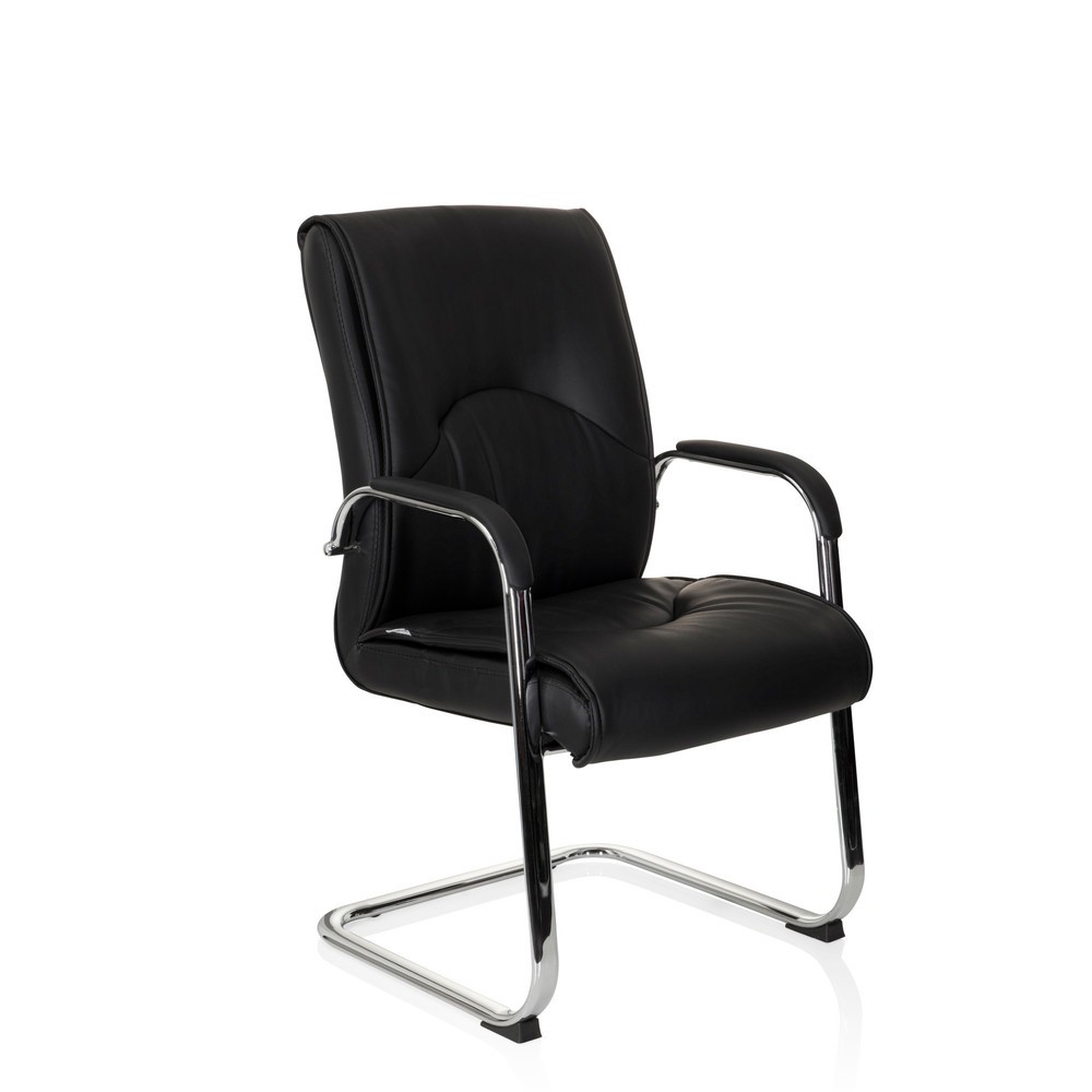 Numéro de l'image du produit 4: Chaise-visiteur / chaise de conférence hjh OFFICE SOVRANO V similicuir, noir