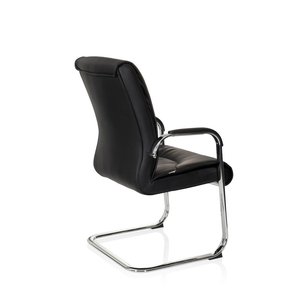 Numéro de l'image du produit 7: Chaise-visiteur / chaise de conférence hjh OFFICE SOVRANO V similicuir, noir