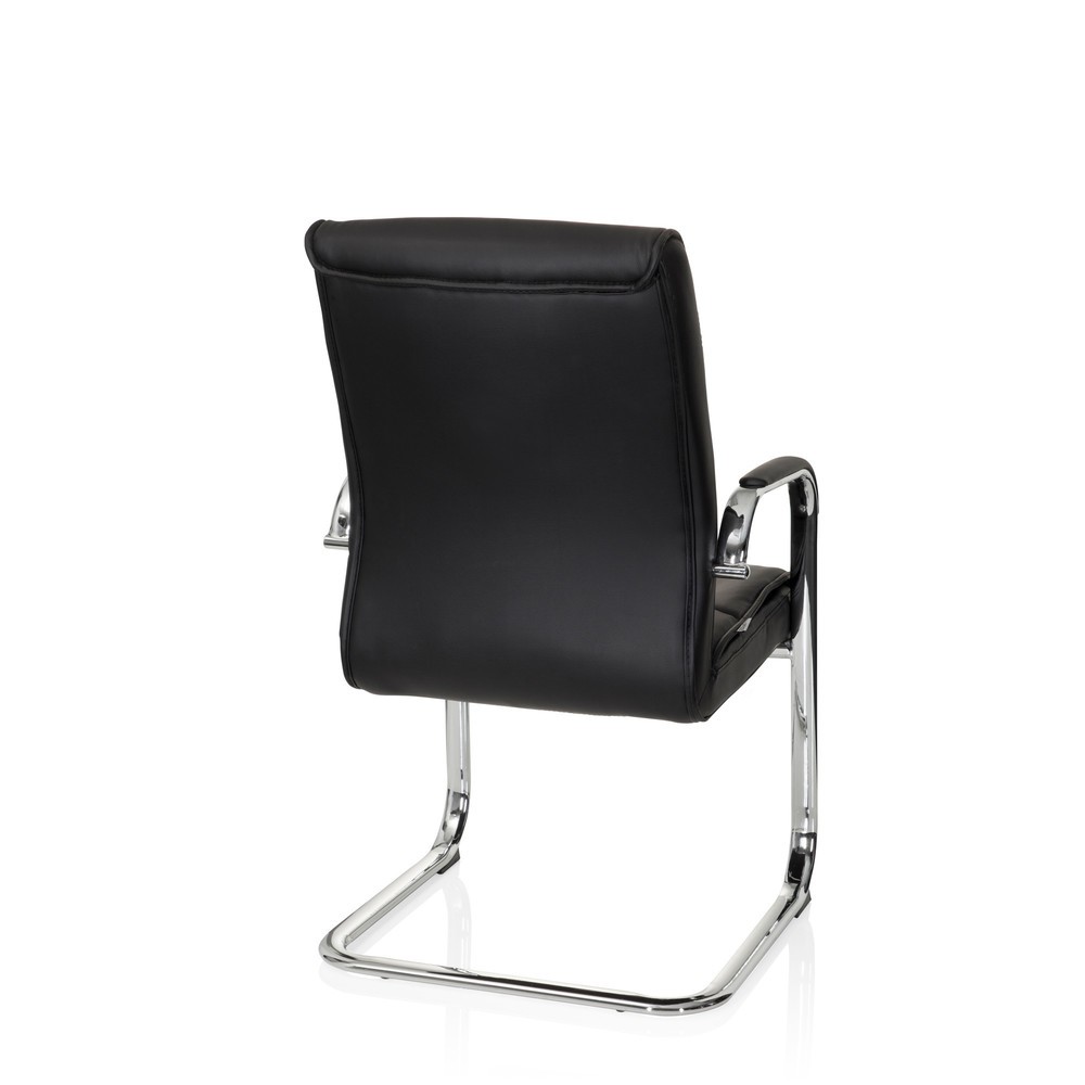 Numéro de l'image du produit 8: Chaise-visiteur / chaise de conférence hjh OFFICE SOVRANO V similicuir, noir