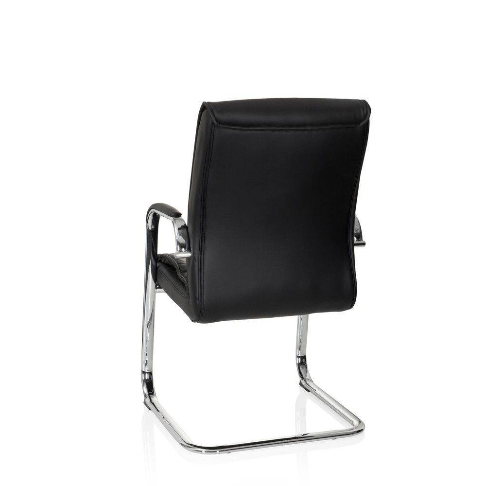 Numéro de l'image du produit 9: Chaise-visiteur / chaise de conférence hjh OFFICE SOVRANO V similicuir, noir