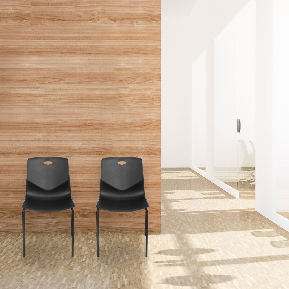 Numéro de l'image du produit 4: Chaise-visiteur / chaise de conférence hjh OFFICE T36 V, noir