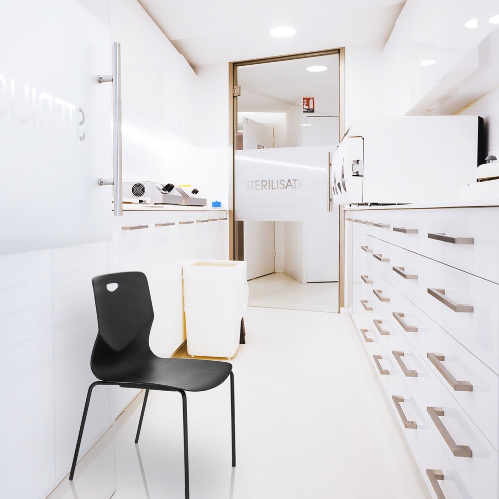 Numéro de l'image du produit 7: Chaise-visiteur / chaise de conférence hjh OFFICE T36 V, noir