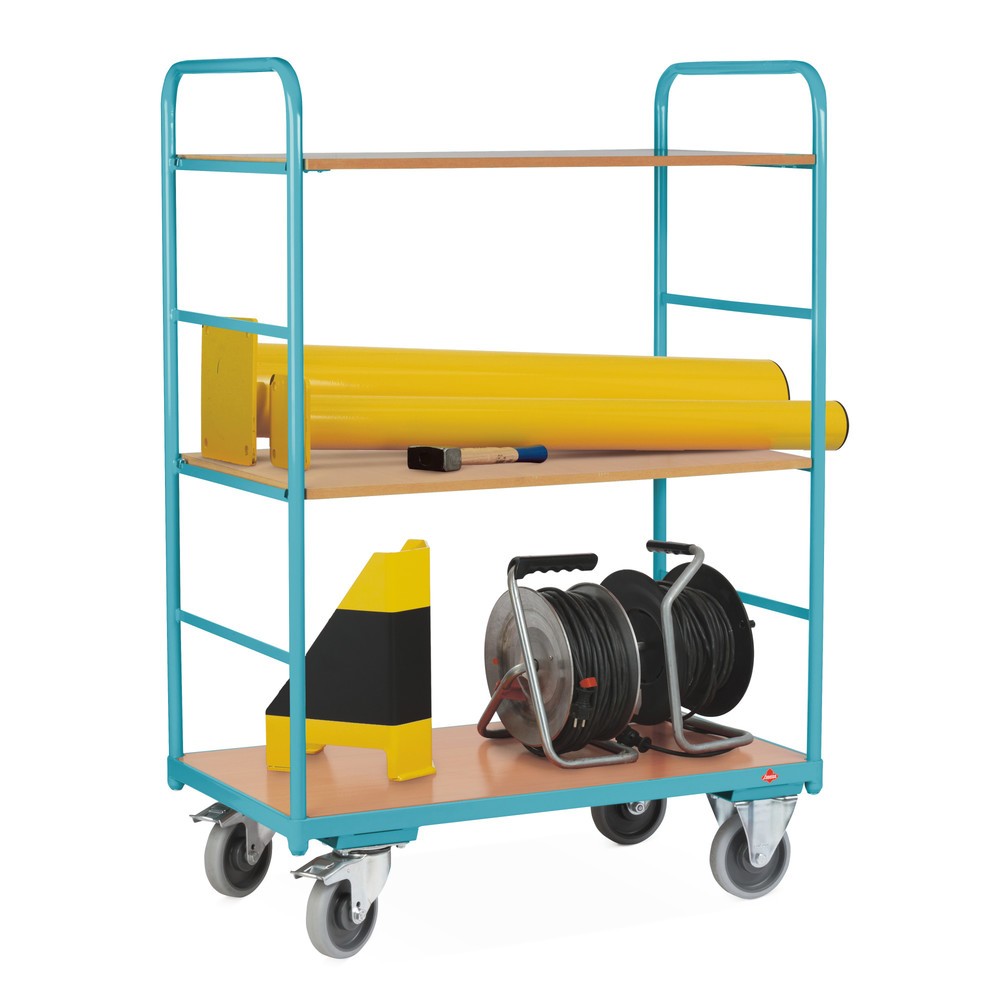 Numéro de l'image du produit 3: Chariot à étages Ameise®, capacité de charge de 250 kg, ouvert de tous les côtés, 3 tablettes de 1 000 x 700 mm