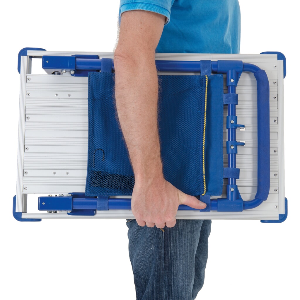 N° de l'image du produit 4 : Chariot à plate-forme en aluminium, pliable, capacité de charge 150 kg
