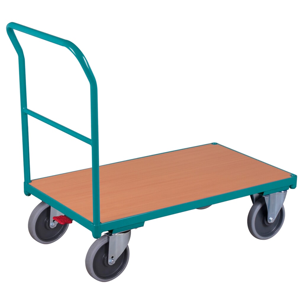 Chariot à plate-forme Ameise® avec dossier de poussée, surface de chargement L x P 500 x 880 mm Illustration du produit: Chariot à plate-forme Ameise® avec dossier de poussée, surface de chargement L x P 500 x 880 mm