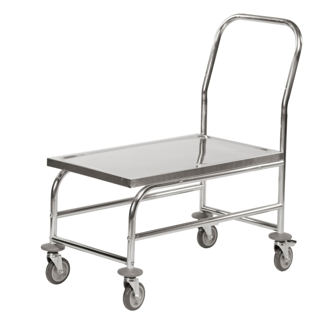 Chariot à plate-forme en acier inoxydable