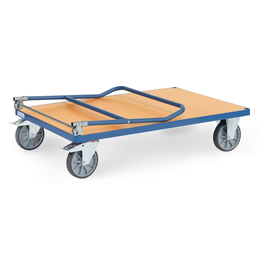 Numéro de l'image du produit 2: Chariot à plate-forme fetra®, pliable, capacité de charge 600 kg, surface de chargement l x P 1 200 x 800 mm