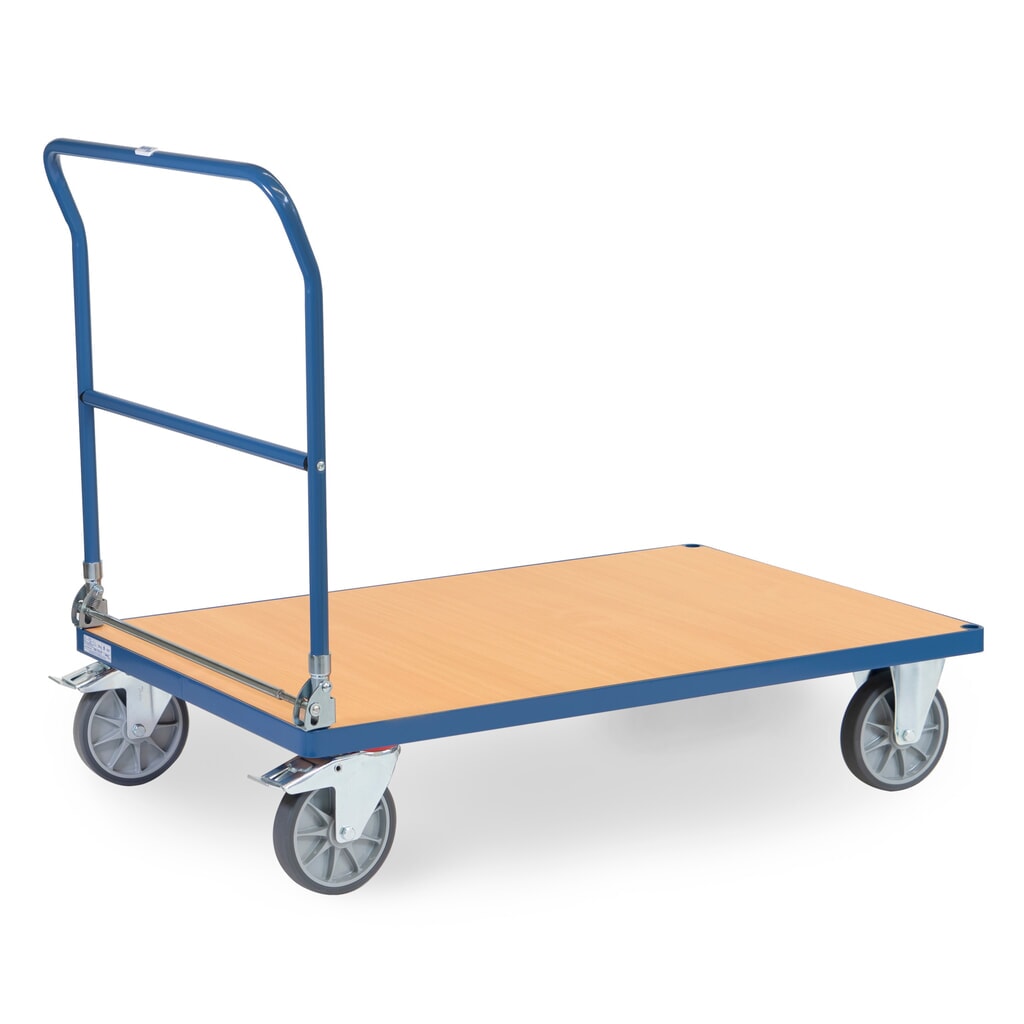 Chariot à plate-forme fetra®, pliable, capacité de charge 600 kg, surface de chargement l x P 1 200 x 800 mm N° de l'image du produit 4 : Chariot à plate-forme fetra®, pliable, capacité de charge 600 kg, surface de chargement l x P 1 200 x 800 mm