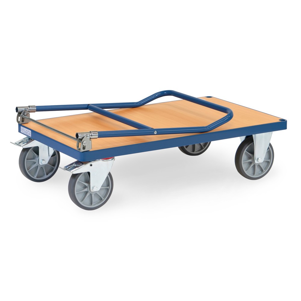 Numéro de l'image du produit 2: Chariot à plate-forme fetra®, pliable, capacité de charge 600 kg, surface de chargement l x P 1 000 x 600 mm