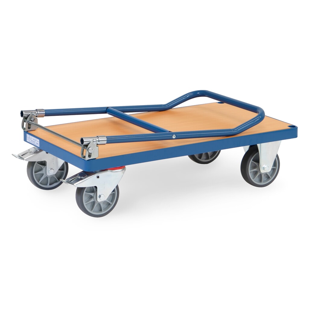 Chariot à plate-forme fetra®, pliable, capacité de charge 500 kg, surface de chargement l x P 850 x 500 mm N° de l'image du produit 3 : Chariot à plate-forme fetra®, pliable, capacité de charge 500 kg, surface de chargement l x P 850 x 500 mm