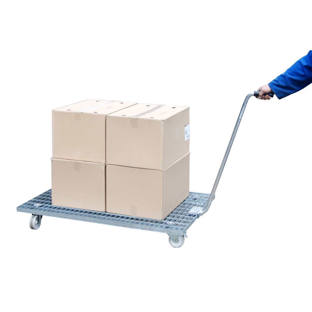 Numéro de l'image du produit 2: Chariot à roulettes grillagé Bauer® GRW-III, galvanisé à chaud