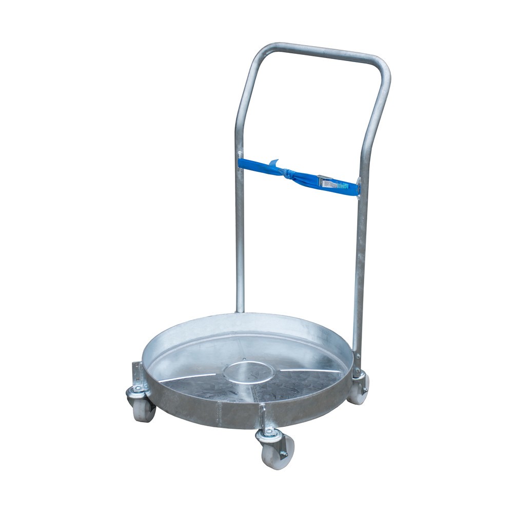 Numéro de l'image du produit 1: Chariot à roulettes pour fûts Bauer® FRW-III, galvanisé à chaud