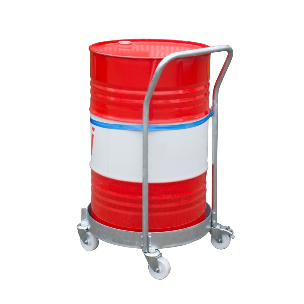 Numéro de l'image du produit 2: Chariot à roulettes pour fûts Bauer® FRW-III, galvanisé à chaud