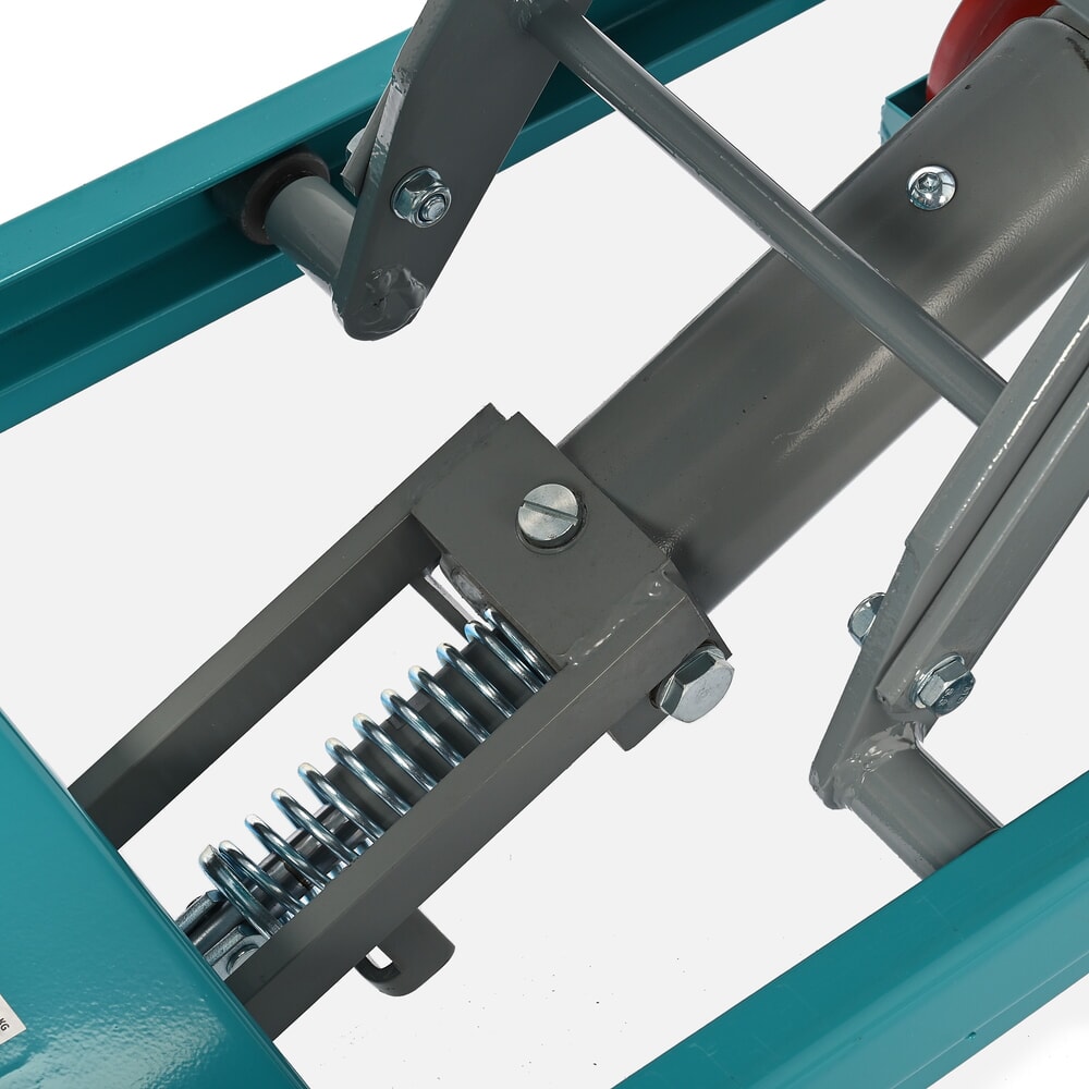 Chariot à table élévatrice à ciseaux Ameise®, arceau fixe, capacité de charge 500 kg, 850 x 500 mm N° de l'image du produit 5 : Chariot à table élévatrice à ciseaux Ameise®, arceau fixe, capacité de charge 500 kg, 850 x 500 mm