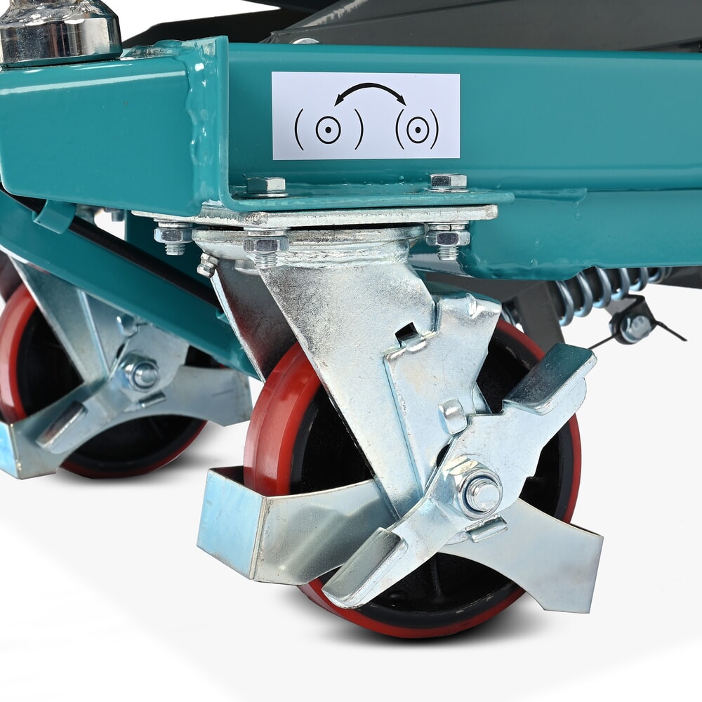 Chariot à table élévatrice à ciseaux Ameise®, arceau fixe, capacité de charge 500 kg, 850 x 500 mm N° de l'image du produit 12 : Chariot à table élévatrice à ciseaux Ameise®, arceau fixe, capacité de charge 500 kg, 850 x 500 mm
