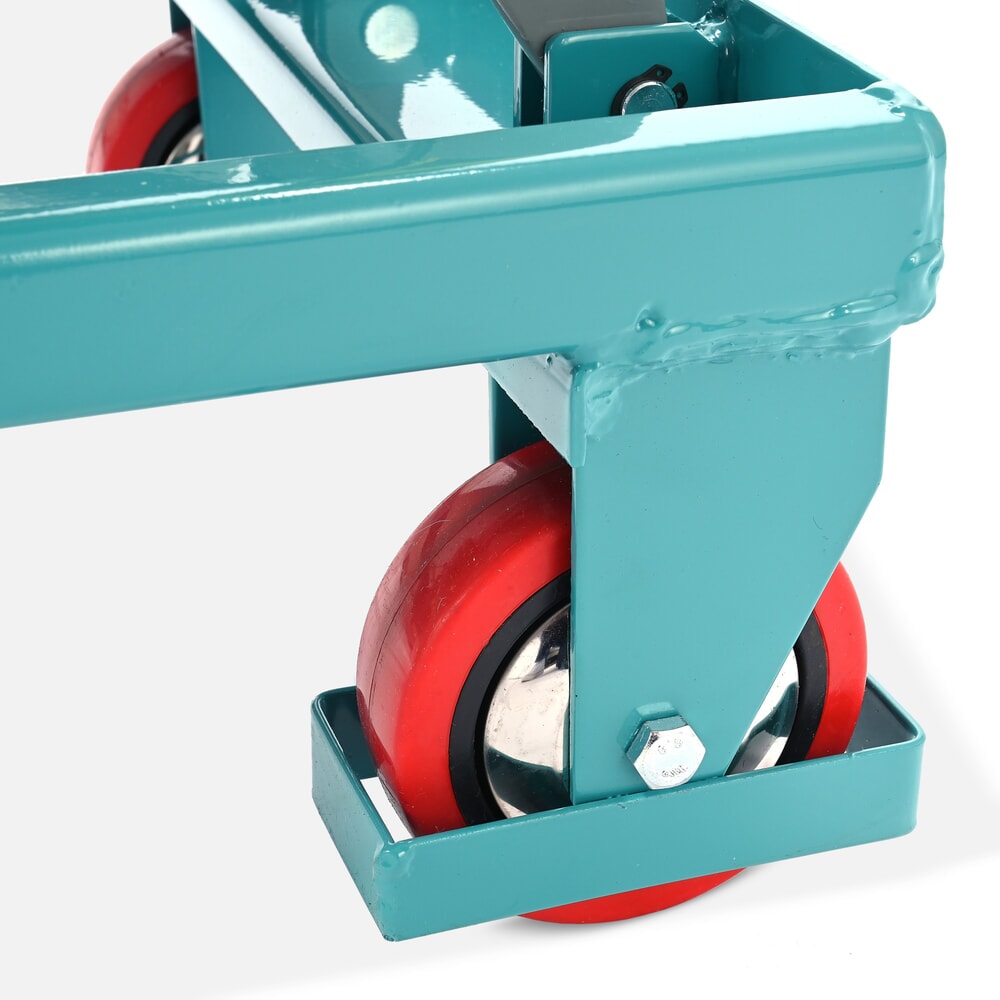 Numéro de l'image du produit 9: Chariot à table élévatrice à ciseaux Ameise®, arceau rabattable, capacité de charge 150 kg, 700 x 450 mm