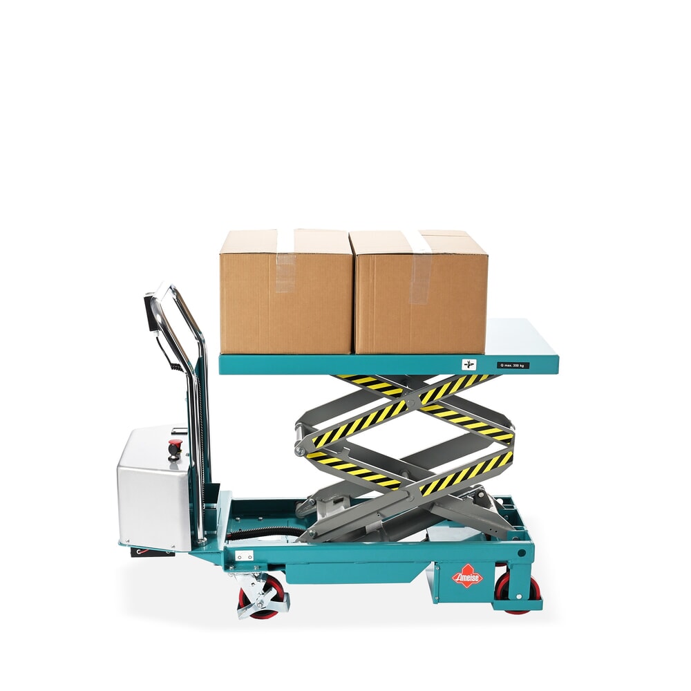 Numéro de l'image du produit 5: Chariot à table élévatrice à doubles ciseaux Ameise® LTT 0.35, électrique, capacité de charge 350 kg, plate-forme de 910 x 500 mm