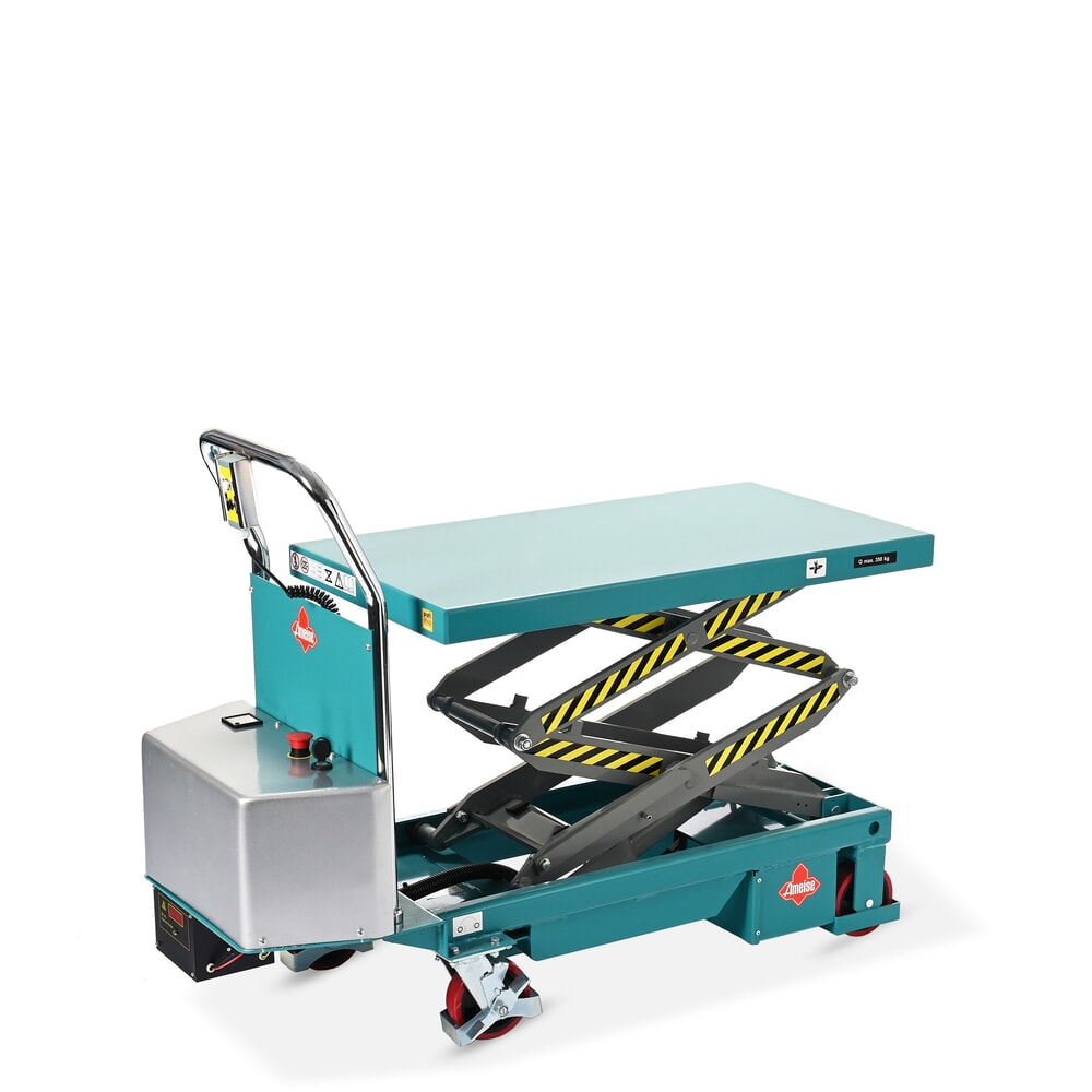 Numéro de l'image du produit 10: Chariot à table élévatrice à doubles ciseaux Ameise® LTT 0.35, électrique, capacité de charge 350 kg, plate-forme de 910 x 500 mm