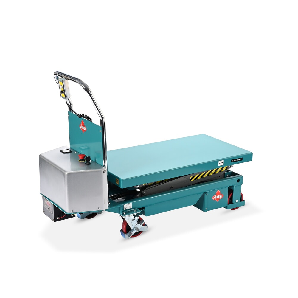 Numéro de l'image du produit 13: Chariot à table élévatrice à doubles ciseaux Ameise® LTT 0.35, électrique, capacité de charge 350 kg, plate-forme de 910 x 500 mm
