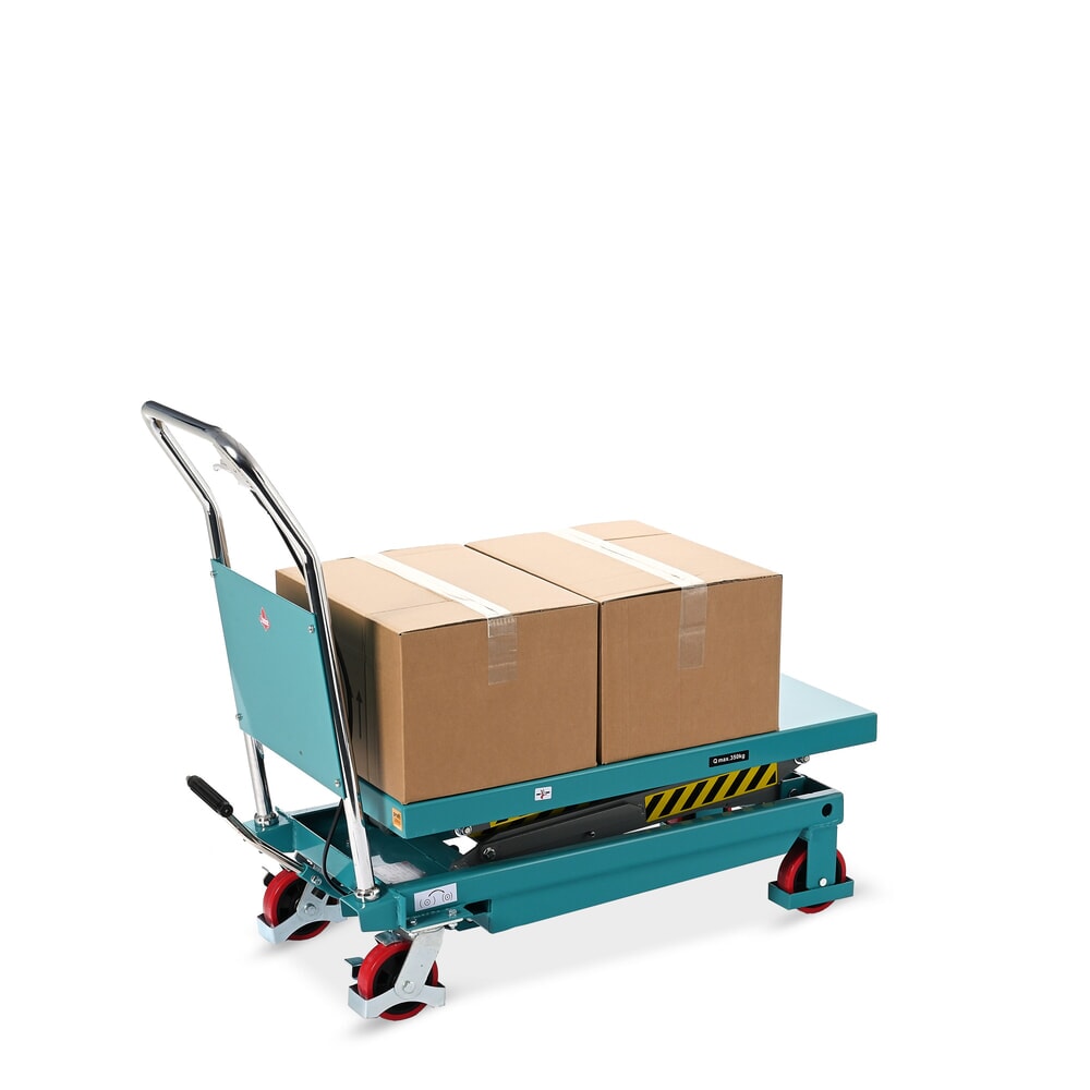 Numéro de l'image du produit 5: Chariot à table élévatrice à ciseaux doubles Ameise®, capacité de charge 350 kg, 910 x 500 mm