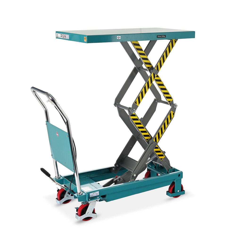Illustration du produit: Chariot à table élévatrice à ciseaux doubles Ameise®, capacité de charge 350 kg, 910 x 500 mm