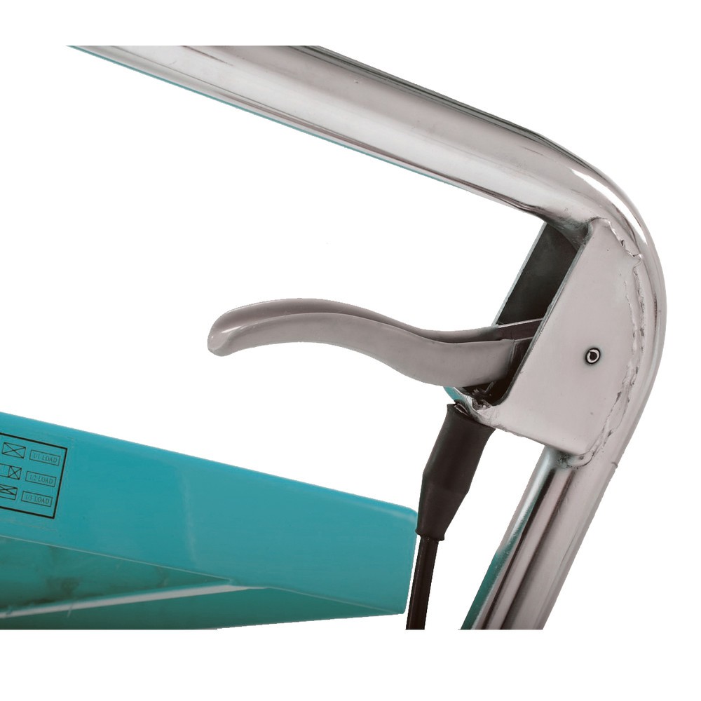 Numéro de l'image du produit 2: Chariot à table élévatrice à ciseaux Ameise®, arceau fixe, capacité de charge 500 kg, 850 x 500 mm