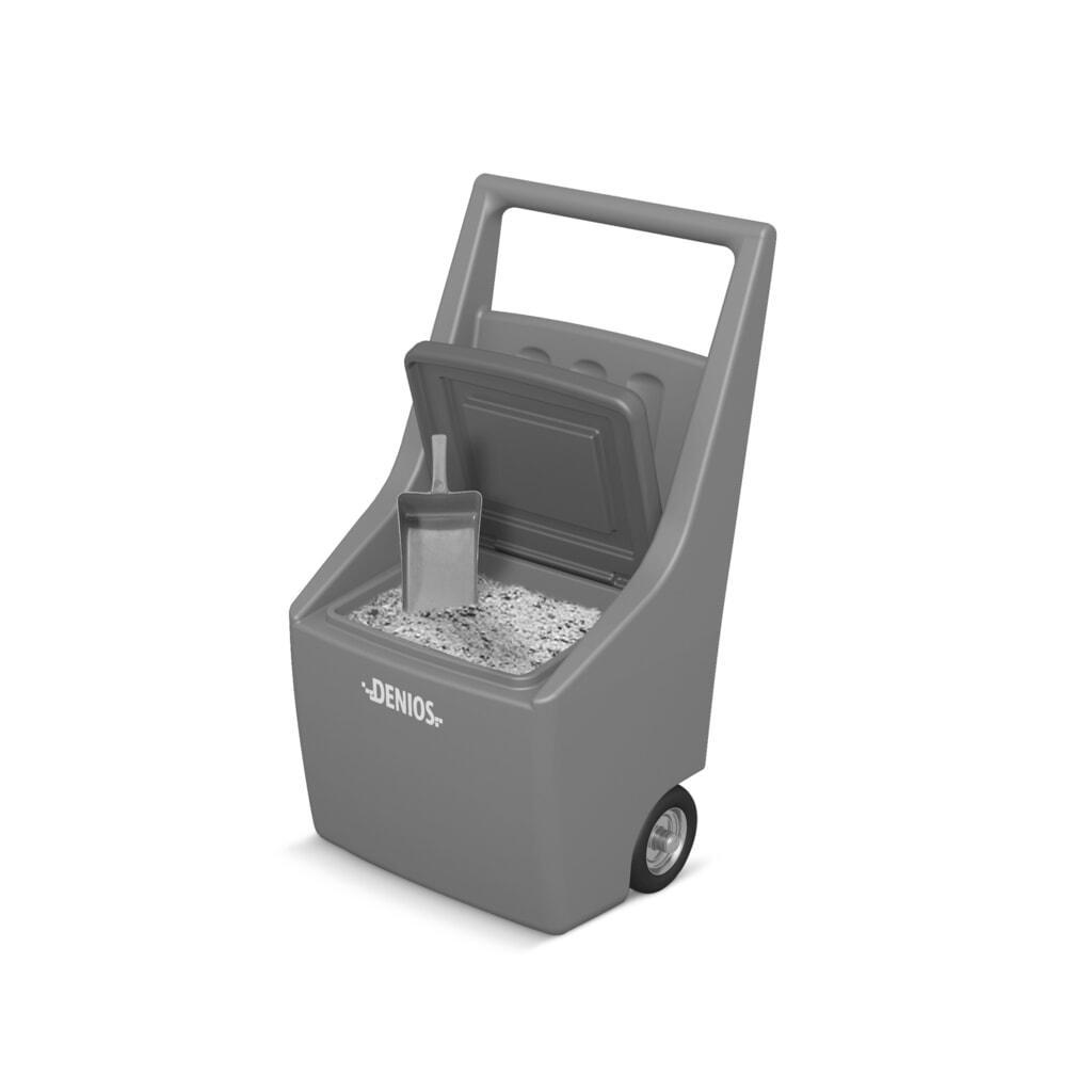Chariot d'épandage GritCaddy pour les granulés liants