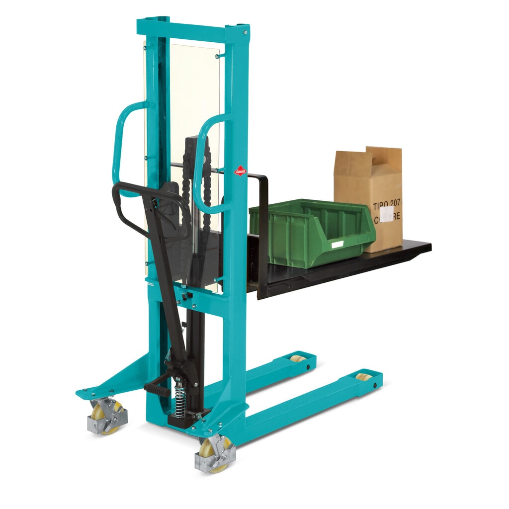 N° de l'image du produit 2 : Chariot élévateur hydraulique Ameise® PSM 1.5 avec monomât, hauteur d’élévation 1 600 mm, capacité de charge 1 500 kg