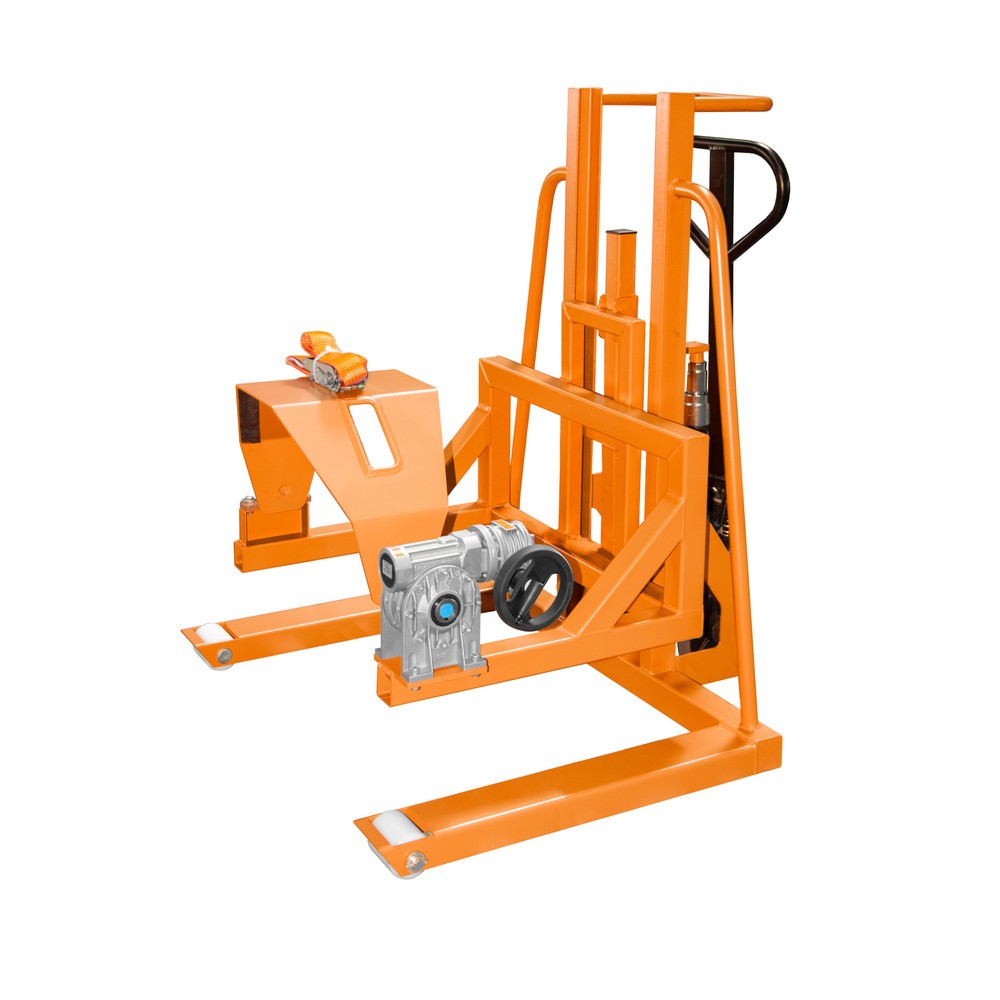 Numéro de l'image du produit 2: Chariot lève-fûts Bauer® FHR 600 F, peint, jaune-orange