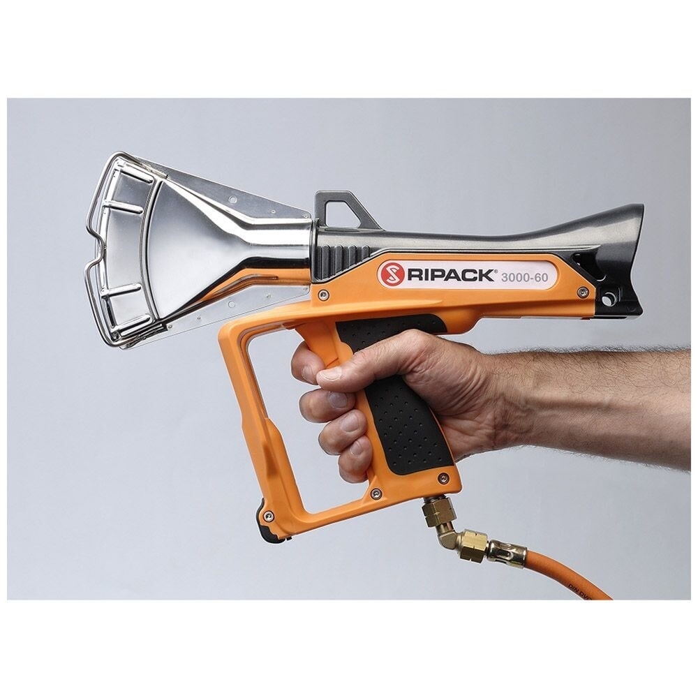 Numéro de l'image du produit 3: Chariot porte-bouteille de gaz pour pistolet de rétraction RIPACK® 3000, orangé jaune