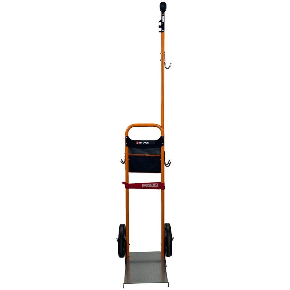 Numéro de l'image du produit 7: Chariot porte-bouteille de gaz pour pistolet de rétraction RIPACK® 3000, orangé jaune