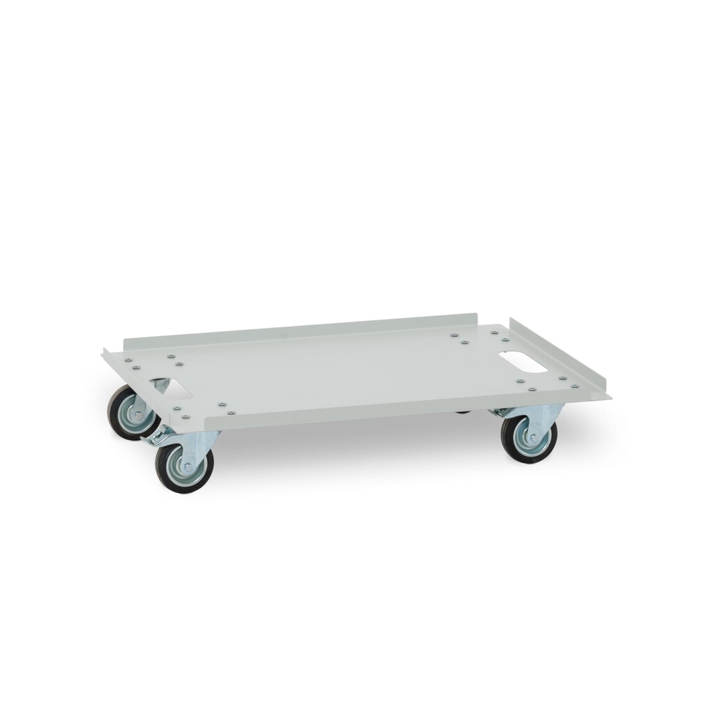 Chariot pour armoires à batteries CEMO, capacité de charge 240 kg, pour max. 2 unités N° de l'image du produit 1 : Chariot pour armoires à batteries CEMO, capacité de charge 240 kg, pour max. 2 unités