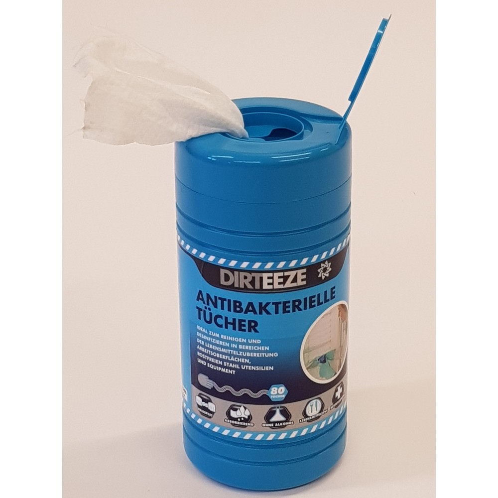 N° de l'image du produit 2 : Chiffons antibactériens, 8 boîtes de 80 chiffons