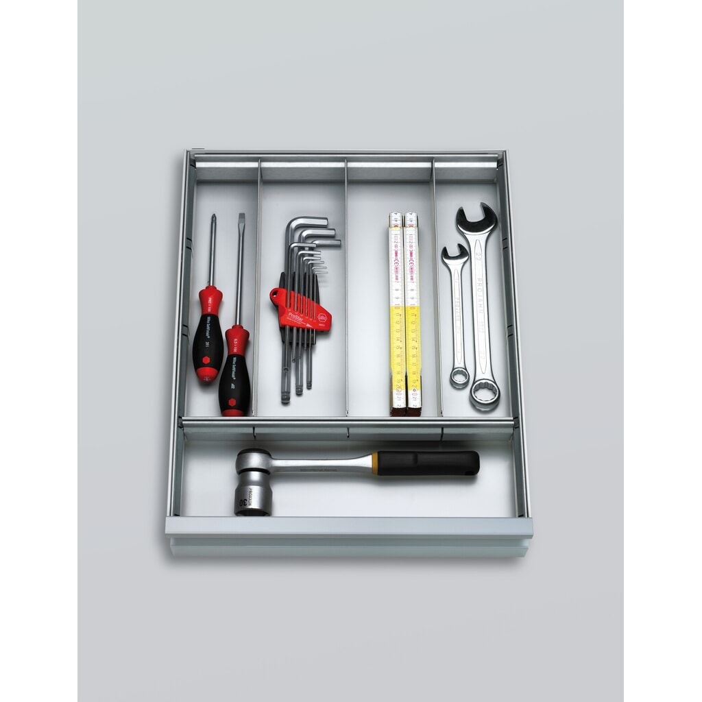Cloison de séparation pour armoires à outils C+P, galvanisée Illustration du produit: Cloison de séparation pour armoires à outils C+P, galvanisée