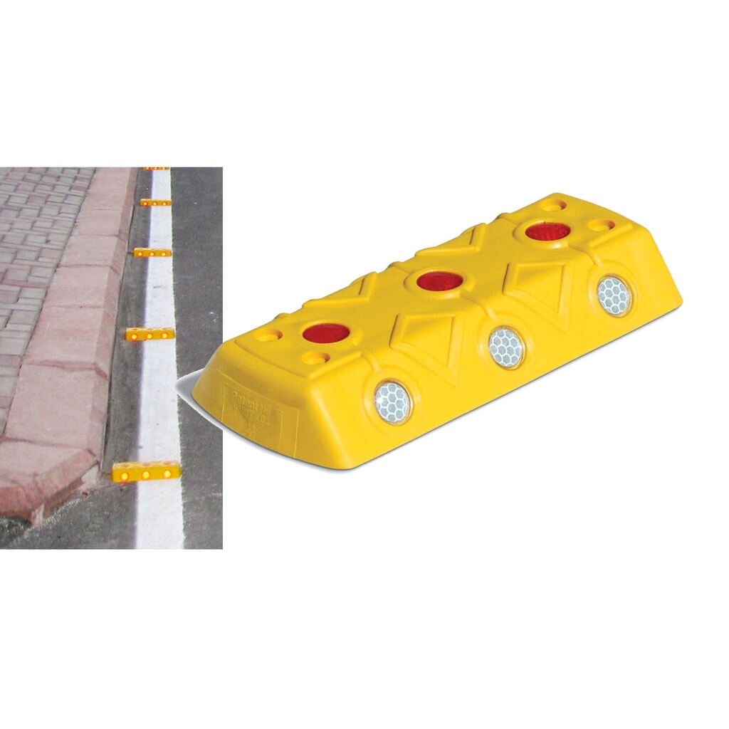 Illustration du produit: Clou de signalisation de chaussée en PP, HxlxP 32 x 220 x 100 mm