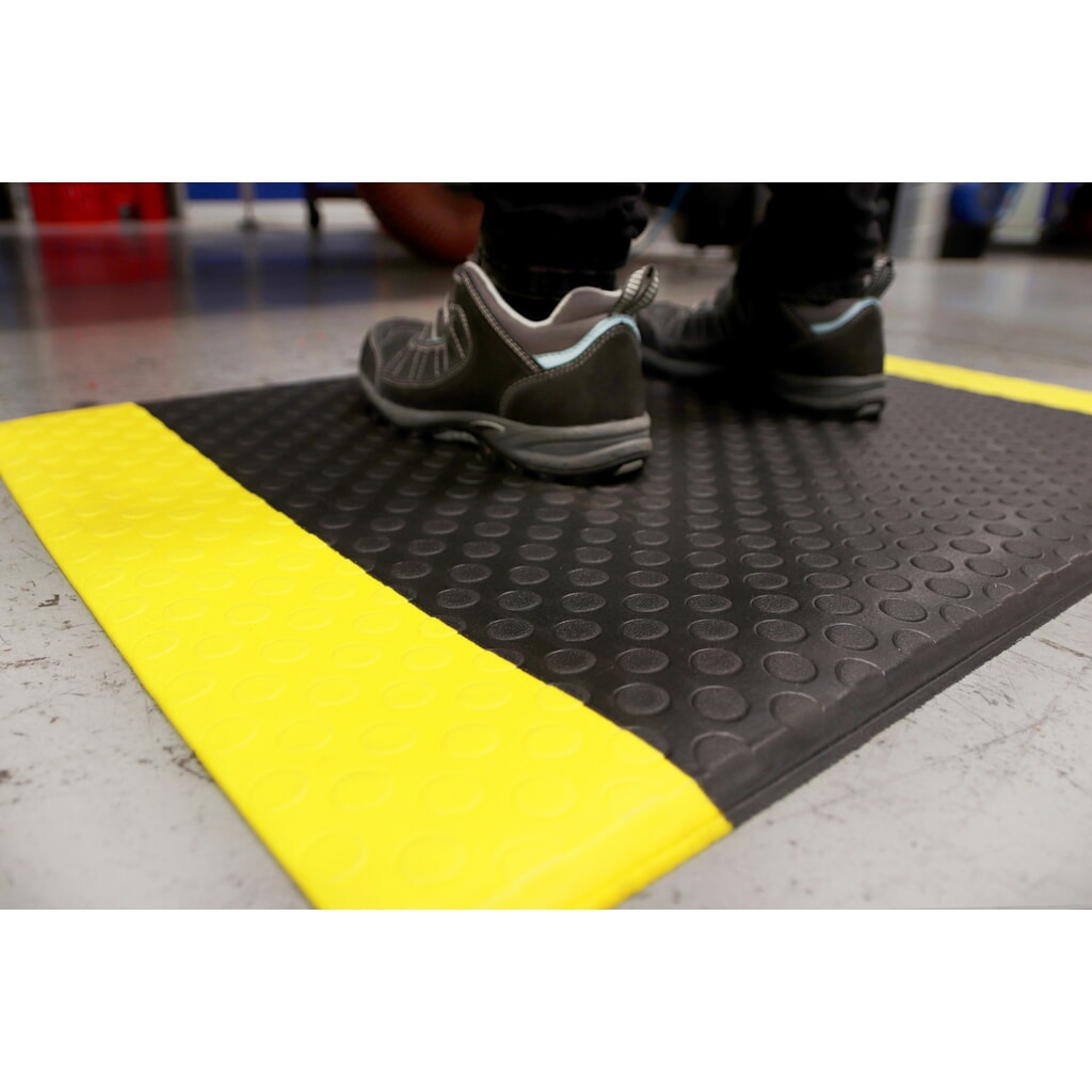 Illustration du produit: Tapis anti-fatigue COBA Orthomat® Dot, monocouche, noir, l × L 900 × 600 mm