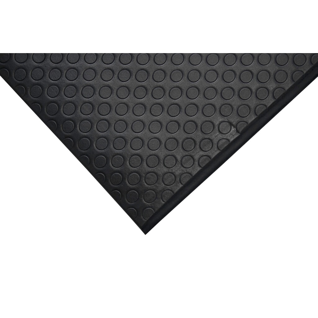 N° de l'image du produit 3 : Tapis anti-fatigue COBA Orthomat® Dot, monocouche, noir, l × L 900 x mètre linéaire