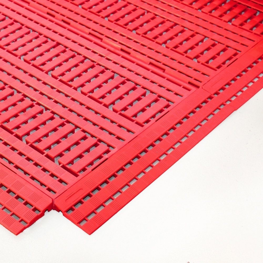 Numéro de l'image du produit 2: COBA Coin pour tapis pour poste de travail en PE, lxP 112 x 112 mm, orange