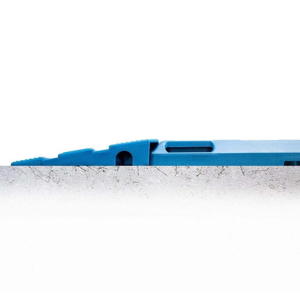 Numéro de l'image du produit 2: COBA Coin pour tapis pour poste de travail en PE, lxP 112 x 112 mm, bleu