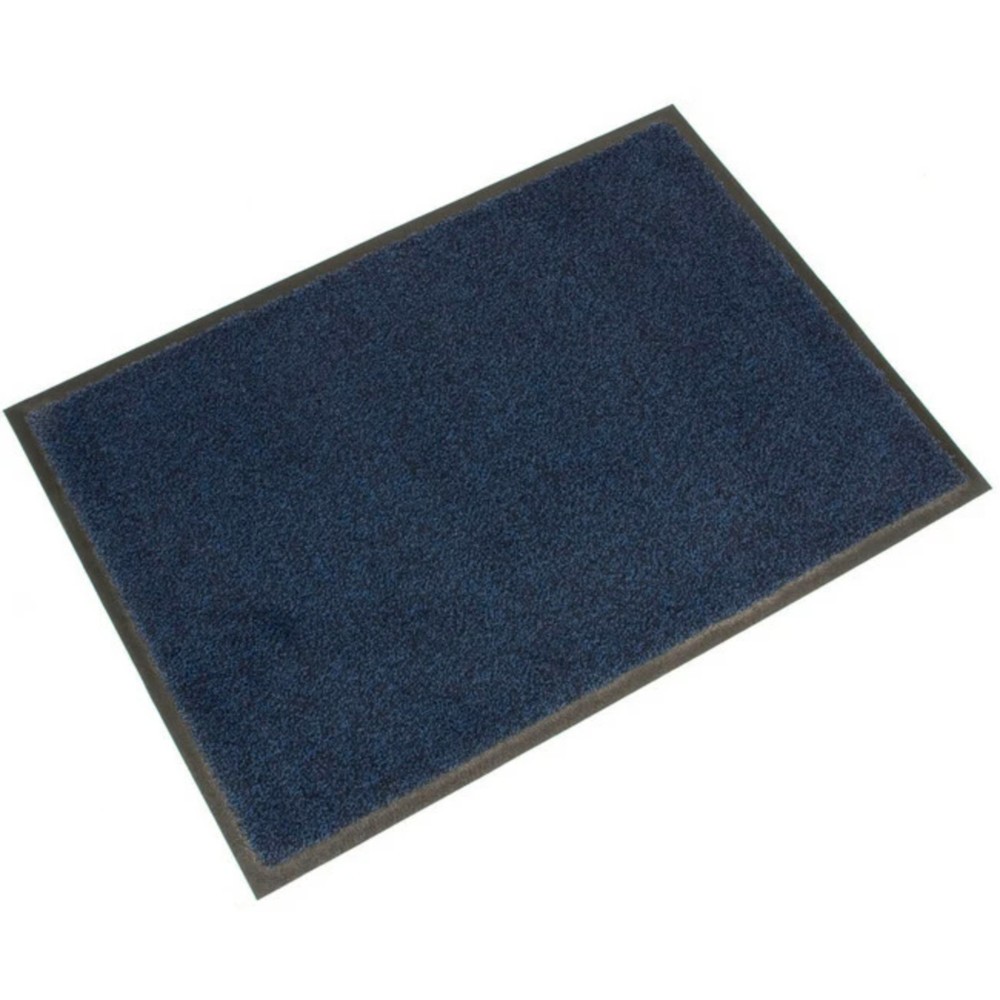 Numéro de l'image du produit 1: COBA Paillasson en nylon, lxP 600 x 850 mm, noir/bleu